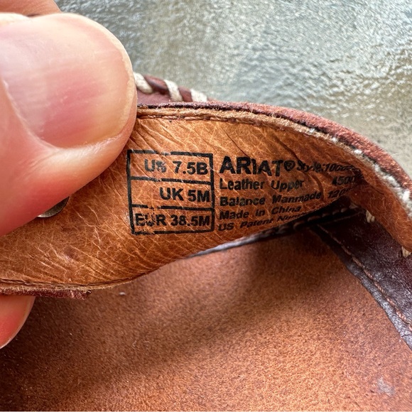 Ariat wedge sandal shalimar t-strap - Picture 5 of 7